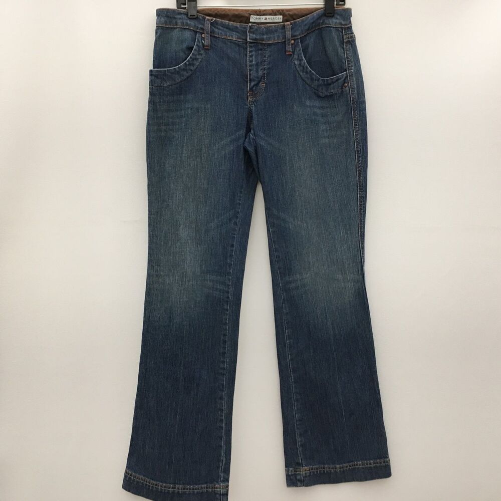 Tommy‎ Hilfiger Women's Size 6 Blue Pants Denim Jeans Low Rise